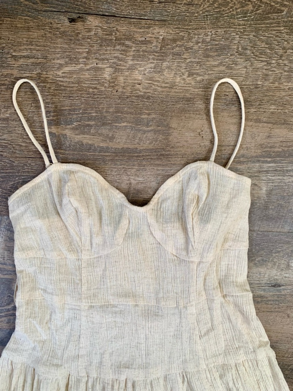 ASOS Cream Spaghetti-Strap Maxi Dress - Picture 2 of 8